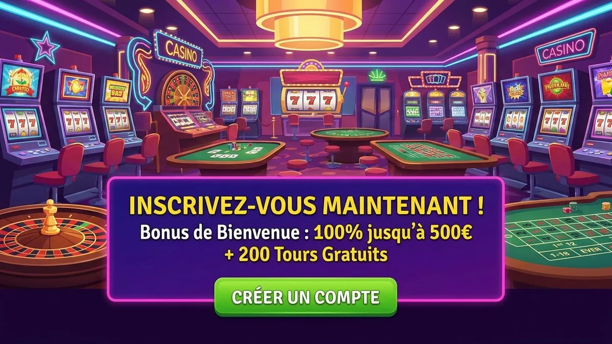 Inscription avec bonus